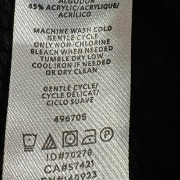 Ann Taylor LOFT Knit Sweater Tank Top Sleeveless Black V-Neck Size XS​​​ - Picture 7 of 8